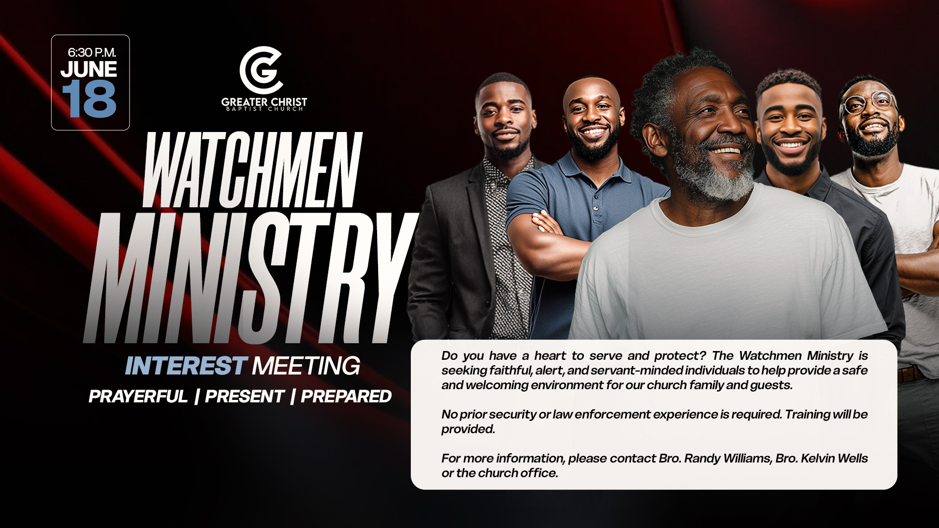 Watchmen Ministry Interest